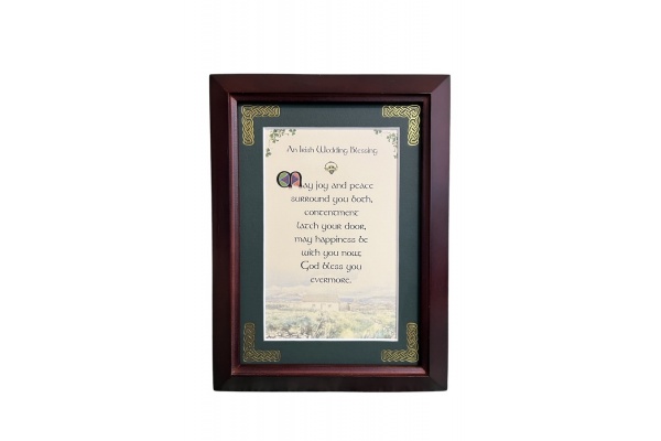 Irish Wedding Blessing - May Joy And Peace - 5x7 Framed