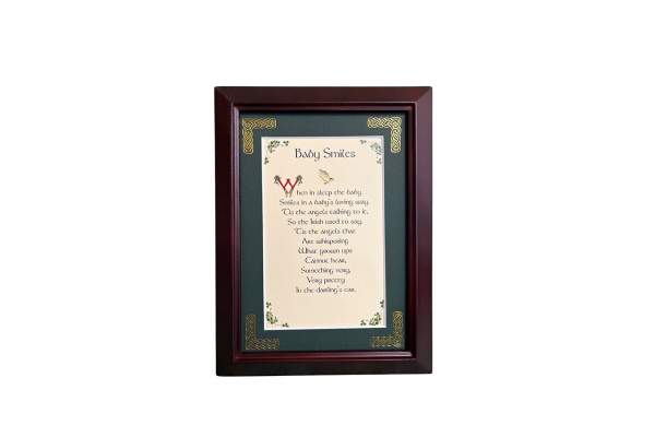 Baby Smiles - 5x7 Framed Blessing