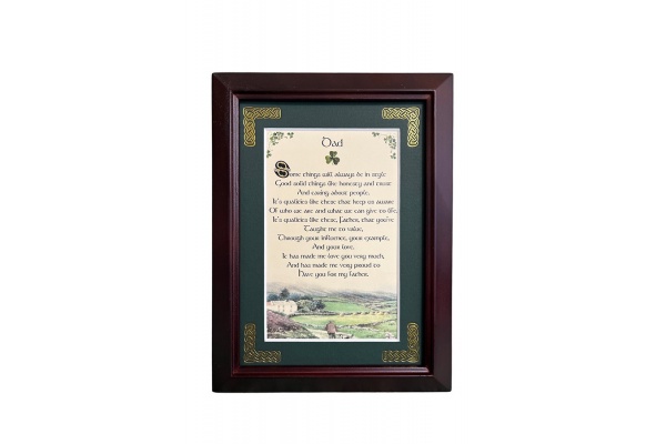 Dad - Some Things Will Always... 5x7 Framed Blessing