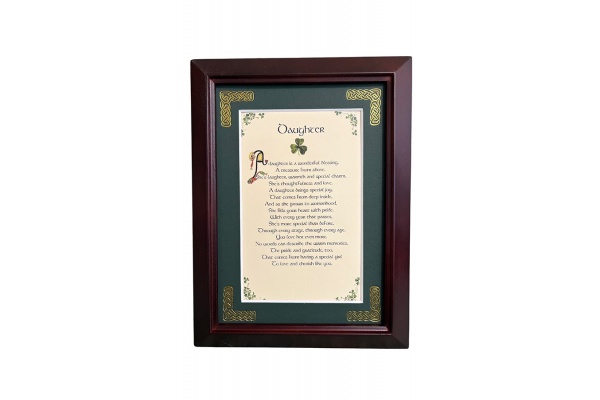 Daughter - 5x7 Framed Blessing