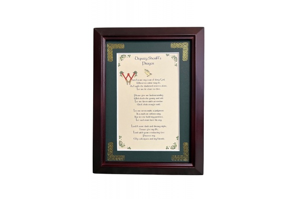 Deputy Sheriff - 5x7 Framed Blessing