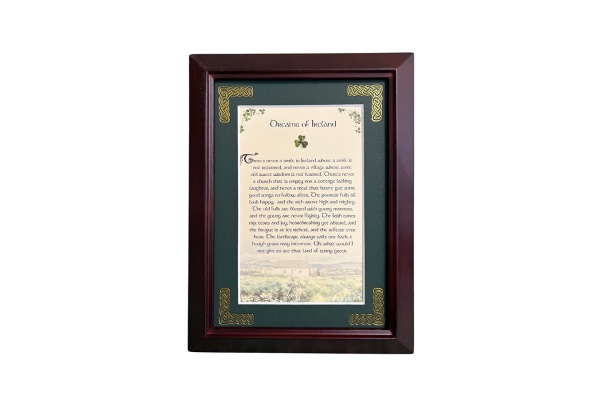 Dreams of Ireland - 5x7 Framed Blessing