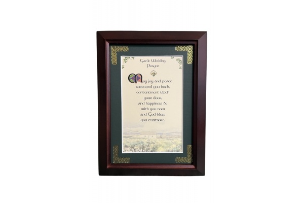 Gaelic Wedding Prayer - 5x7 Framed Blessing