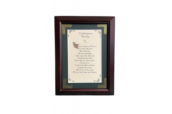 To My Goddaughter - 5x7 Framed Blessing