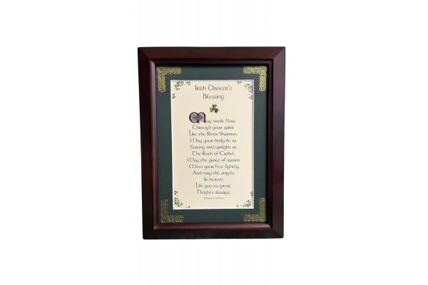 Irish Dancer's Blessing - 5x7 Framed