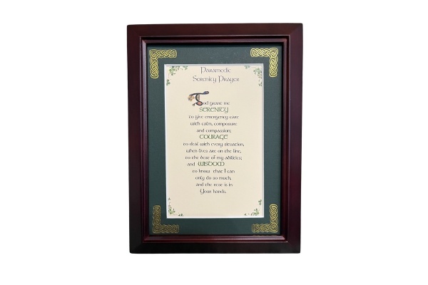 Paramedic Serenity Prayer - 5x7 Framed Blessing