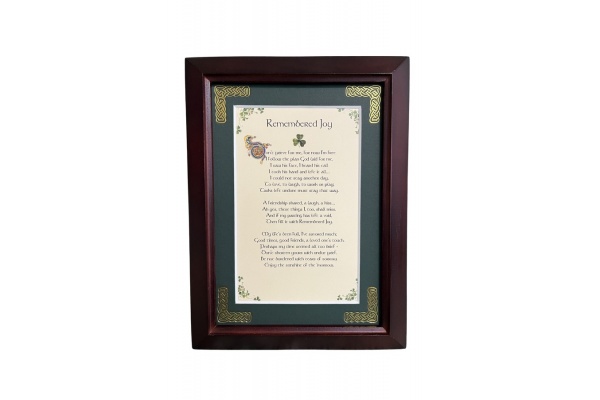 Remembered Joy - 5x7 Framed Blessing