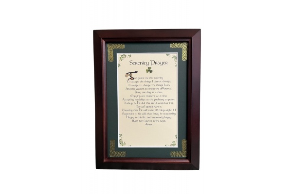 Serenity Prayer - Full Version - 5x7 Framed Blessing