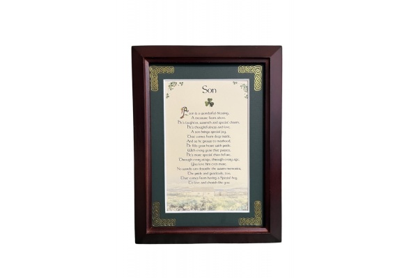 Son - 5x7 Framed Blessing