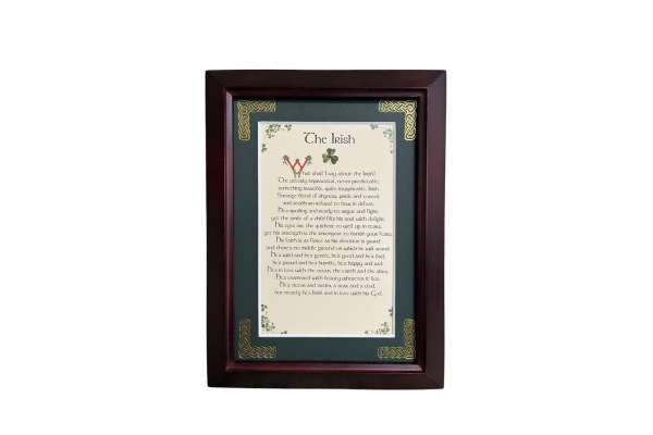 The Irish - 5x7 Framed Blessing