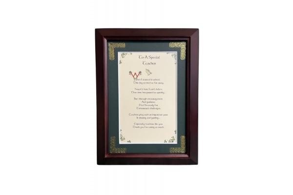 Teacher - To a Special Teacher - 5x7 Framed Blessing