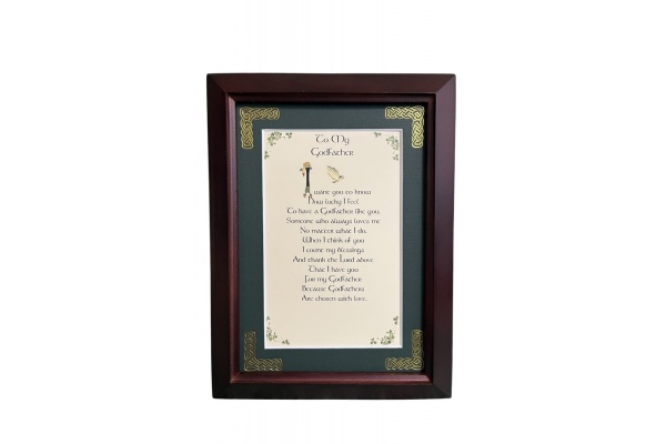 To My Godfather - 5x7 Framed