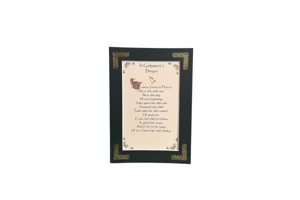 A Godparent's Prayer - Dearest Father in Heaven - 5x7 Matted 