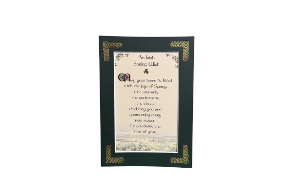 An Irish Spring Wish - May your home be filled - 5x7 Matted 