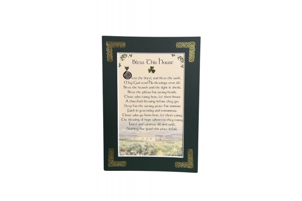Bless This House - Bless the lintel and bless the wall - 5x7 Matted 