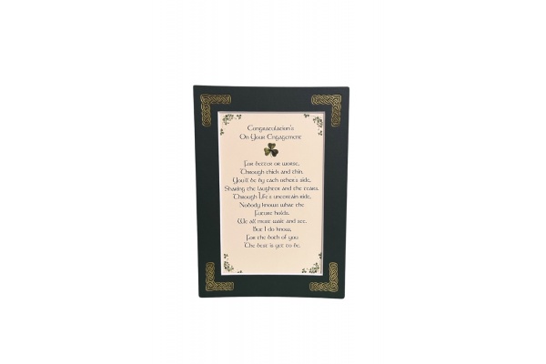 Engagement - Congratulations on your engagement - 5x7 Matted 
