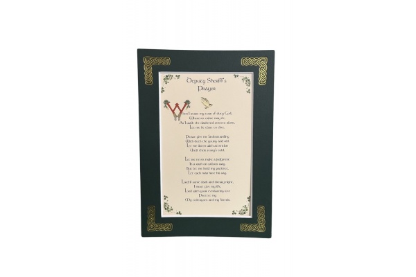 Deputy Sheriff's prayer - 5x7 Matted 