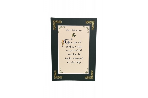 /Irish-Blessings/5x7-Matted/Irish-Diplomacy