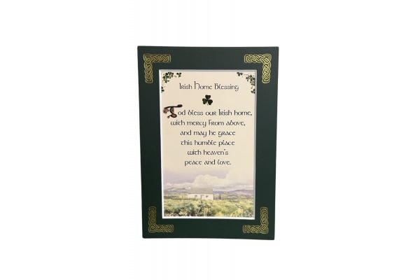 Irish Home Blessing - God bless our Irish Home - 5x7 Matted