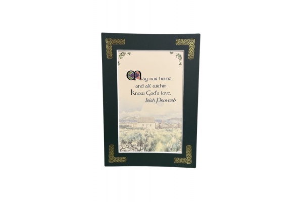 Irish Proverb - May our home and all within - 5x7 Matted 