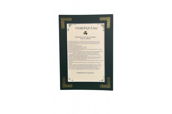 /Irish-Blessings/5x7-Matted/Murphys-Law