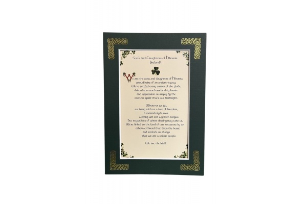 Sons and Daughters of Hibernia (Ireland) - 5x7 Matted 