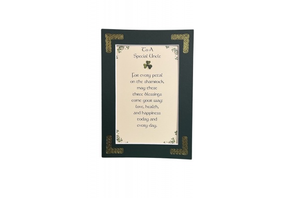 To A Special Uncle - 5x7 Matted 