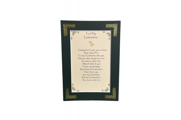 /Irish-Blessings/5x7-Matted/To-My-Godmother---Godmother-I-want-you-to-know