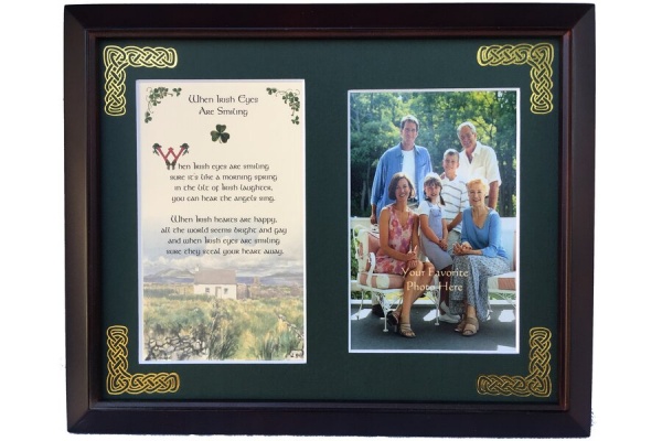 /Irish-Blessings/8x10-Framed-Photo-Verse/When-Irish-Eyes-Are-Smiling
