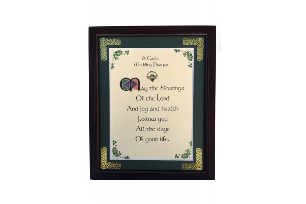/Irish-Blessings/8x10-Framed/A-Gaelic-Wedding-Prayer