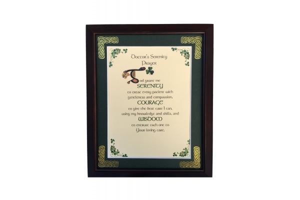 /Irish-Blessings/8x10-Framed/Doctors-Serenity-Prayer