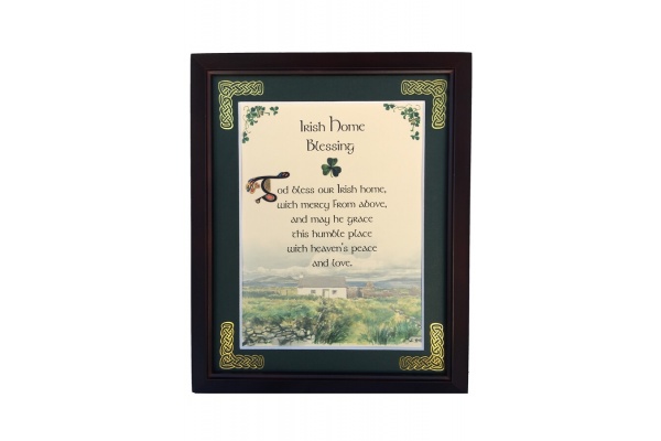 /Irish-Blessings/8x10-Framed/Irish-Home-Blessing---God-Bless-Our-Irish-Home