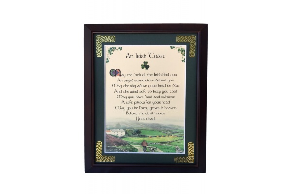 /Irish-Blessings/8x10-Framed/Irish-Toast---May-The-Luck-Of-The-Irish