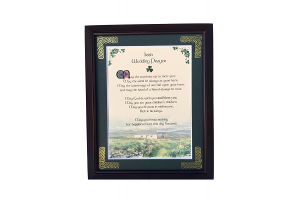 /Irish-Blessings/8x10-Framed/Irish-Wedding-Blessing---May-The-Road-Rise-Up