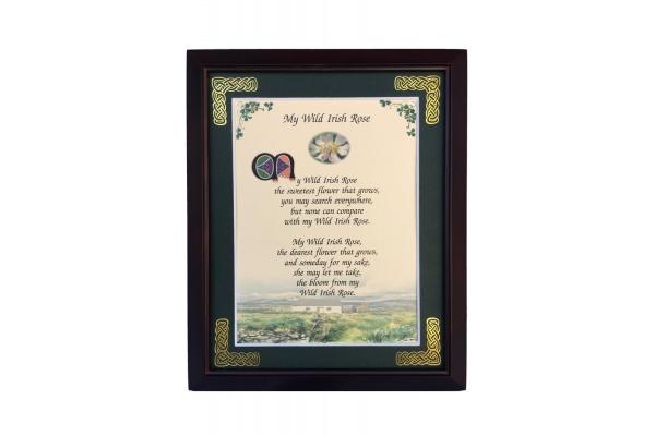 /Irish-Blessings/8x10-Framed/My-wild-Irish-Rose