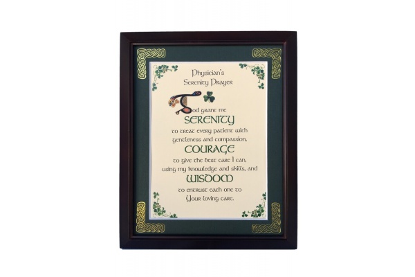 /Irish-Blessings/8x10-Framed/Physicians-Serenity-Prayer