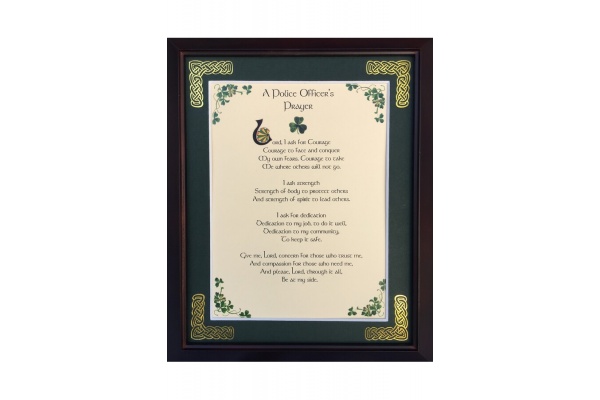 /Irish-Blessings/8x10-Framed/Police-Officers-Prayer