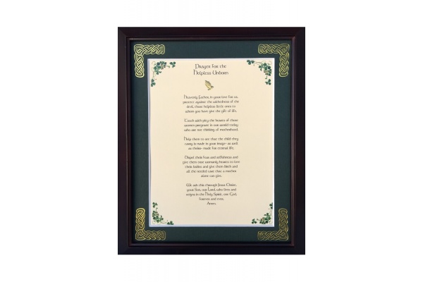 /Irish-Blessings/8x10-Framed/Prayer-for-The-Helpless-Unborn
