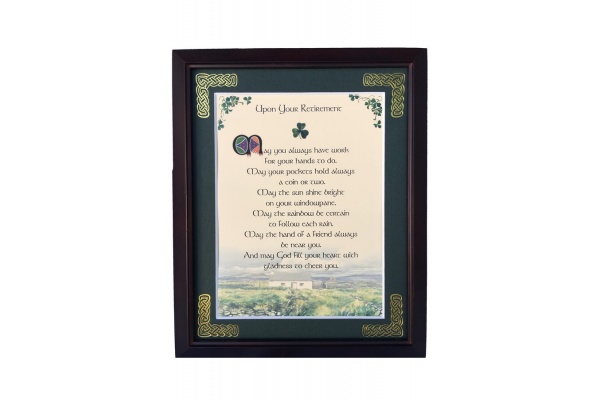 /Irish-Blessings/8x10-Framed/Retirement---Upon-Your-Retirement