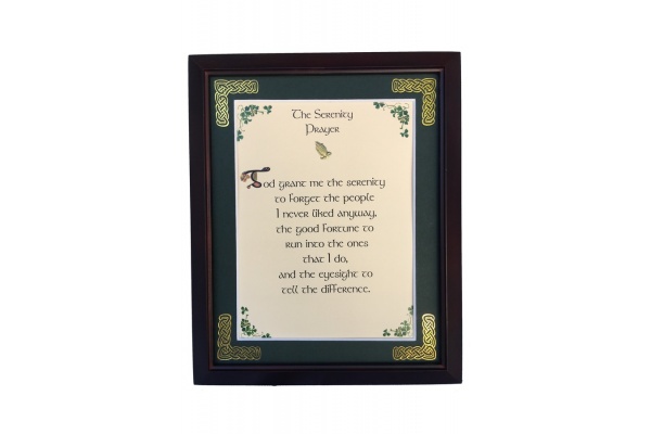/Irish-Blessings/8x10-Framed/Serenity-Prayer-Humorous