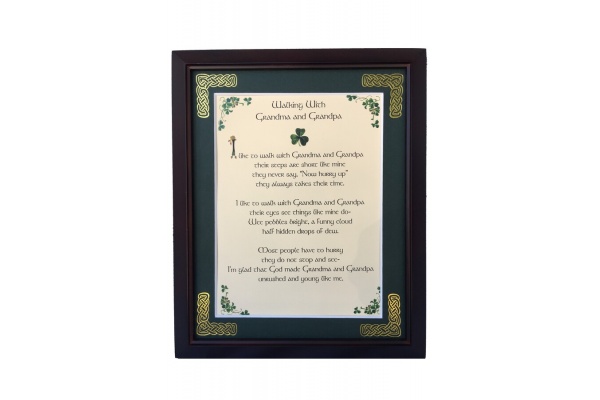 /Irish-Blessings/8x10-Framed/Walking-With-Grandma-and-Grandpa