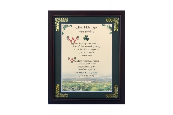 /Irish-Blessings/8x10-Framed/When-Irish-Eyes-Are-Smiling