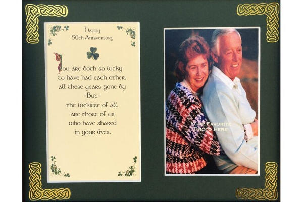 Anniversary - Happy 50th Anniversary - 8x10 Matted Photo Verse