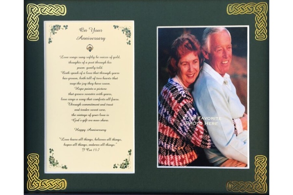 Anniversary - On your anniversary - 8x10 Matted Photo Verse