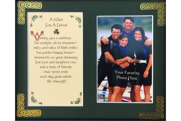 Friend - A wish for a friend - 8x10 Matted Photo Verse
