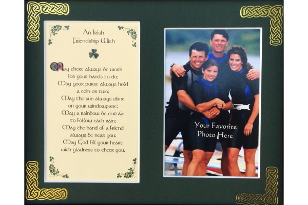 Friend - An Irish Friendship Wish - 8x10 Matted Photo Verse