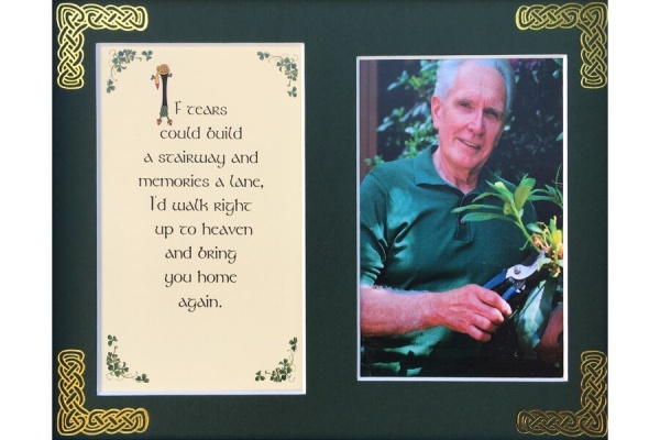 If Tears Could Build A Stairway - 8x10 Matted Photo Verse