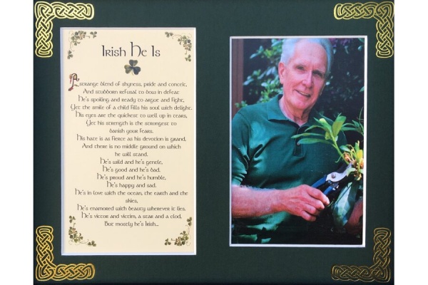 Irish He Is - 8x10 Matted Photo Verse
