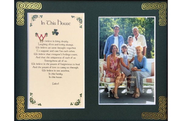 In This House - 8x10 Matted Photo Verse
