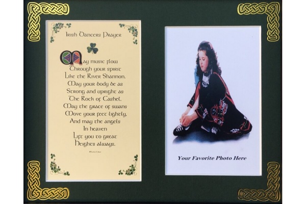 Irish Dancer's Prayer - 8x10 Matted Photo Verse